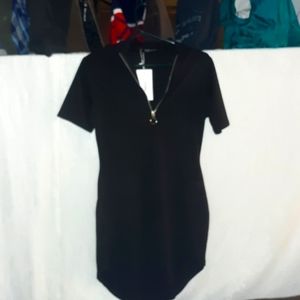 Yoins Med black dress